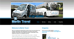 Desktop Screenshot of merlin-travel.co.uk